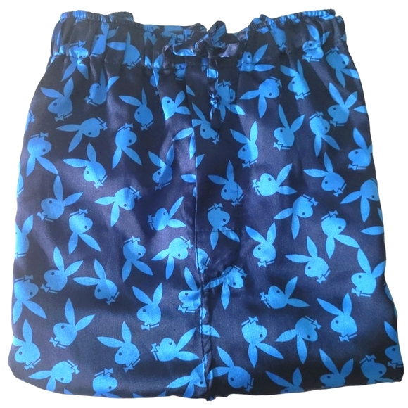 PLAYBOY Pants Playboy Bunny Satin Lounge Pajama Bottoms Size Xl Poshmark